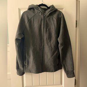 Mens M Lululemon Scuba Hoodie in Dark Olive
